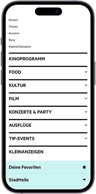 Tipberlin mobile Menu